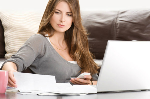 woman-working-at-home